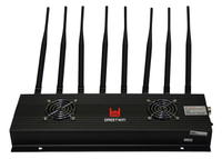 8 Band GPS Signal Jammer ၊ ရေဒီယို GPS Blocker Signal Jammer Satellite ဖုန်း